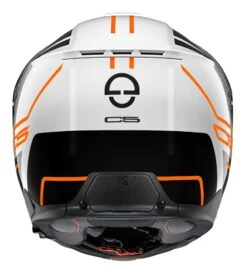 Schuberth C5 Master Helmet -Motorcycle Parts Store schuberth c5 master helmet black white orange 4