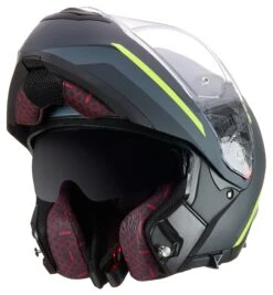 Sedici Sistema II Horizon Helmet -Motorcycle Parts Store sedici sistema ii horizon helmet grey black hi viz yellow 2