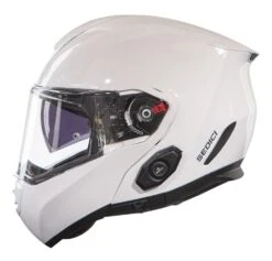Sedici Sistema II Parlare Bluetooth Helmet White / MD [Blemished - Very Good] -Motorcycle Parts Store sedici sistema ii parlare bluetooth helmet white md blemished very good white 4