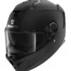Shark Spartan GT Helmet - Solid Matte Black / MD [Blemished - Very Good] -Motorcycle Parts Store shark spartan gt helmet solid matte black md blemished very good matte black