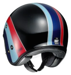 Shoei J·O Nostalgia Helmet -Motorcycle Parts Store shoei jo nostalgia helmet black blue red 2