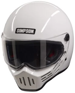 Simpson M30 Bandit Helmet -Motorcycle Parts Store simpson m30 bandit helmet white