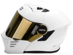 Simpson Mod Bandit Helmet -Motorcycle Parts Store simpson mod bandit helmet white 1