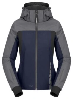 Spidi Hoodie H2Out Women's Jacket -Motorcycle Parts Store spidi hoodie h2 out ii lady black anthracite fluo red xxl blue silver