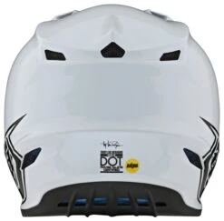 Troy Lee Designs Troy Lee SE4 Polyacrylite Mono Helmet 16 Troy Lee Designs Troy Lee SE4 Polyacrylite Mono Helmet -Motorcycle Parts Store troy lee se4 polyacrylite mono helmet white 2