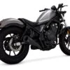 Vance & Hines Upsweep Slip-On Muffler Honda Rebel 500 2017-2023 -Motorcycle Parts Store vance hines upsweep slip on muffler honda rebel ceramic black