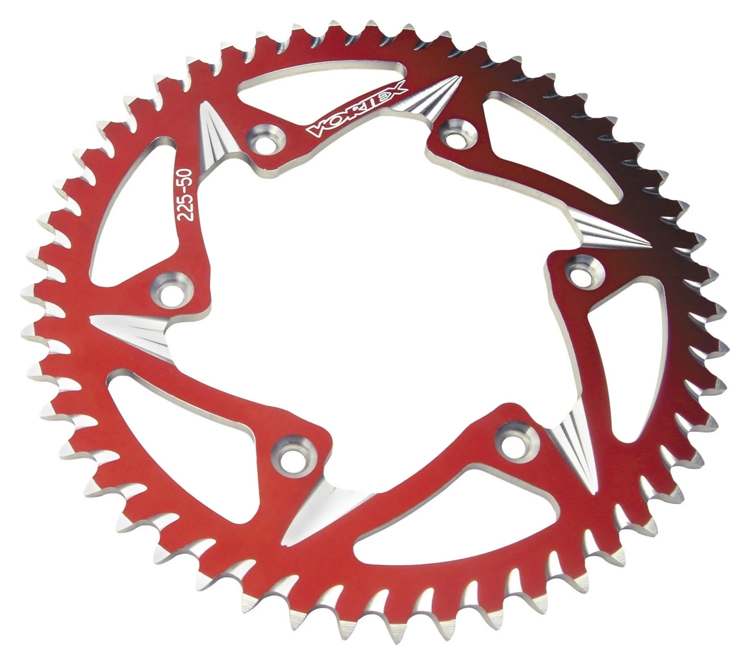 Vortex 530 CAT5 Aluminum Rear Sprocket Suzuki GSF1200S Bandit 1997-2002 48T / Red [Open Box]